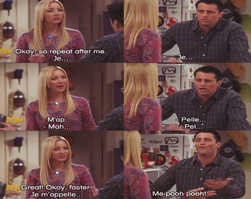 Friends Episode Where Joey Learns French Complete Entertainment With A Blast (English, Tamil, Hindi, Telugu