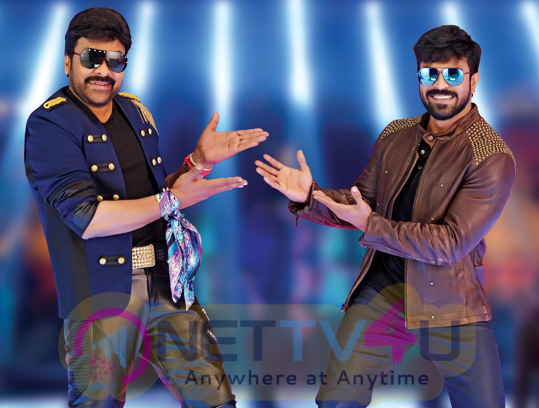 Chiranjeevi And Ram Charan Released 50 Days Of Khaidi Movie Photos Telugu Gallery