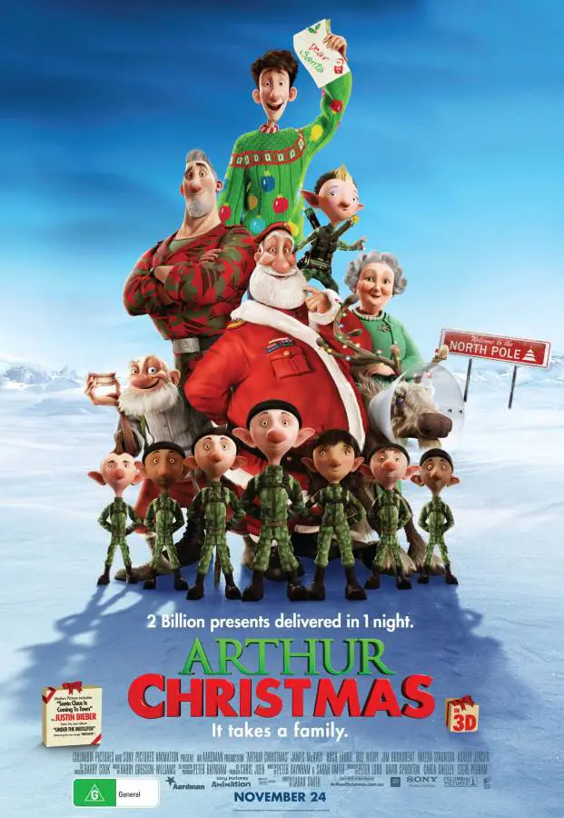 Arthur Christmas Movie Review English Arthur Christmas Movie Review English